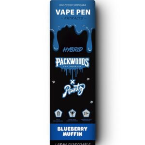 THC Vape Pen Packwoods x Blueberry Muffin 1ml