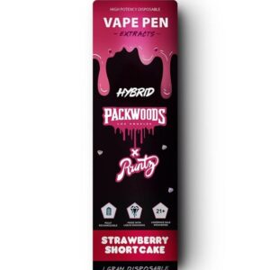 THC Vape Pen Packwoods x Runtz Strawberry Shortcake 1ml