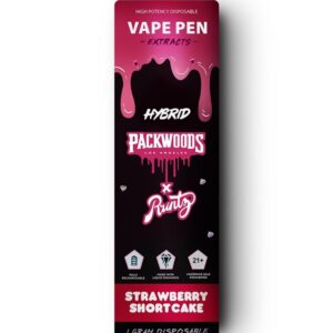 THC Vape Pen Packwoods x Runtz Strawberry Shortcake 1ml